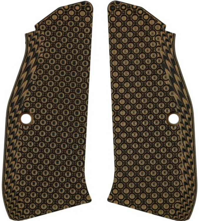 LokGrips - CZ Shadow 2 Thin Bogies - Brown Black