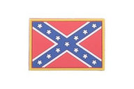 3D Patch - Confederate Rebel - PVC