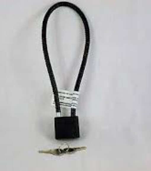 Lock with wire