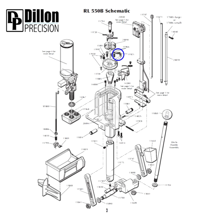 Eemann Tech - Replacement Ejector Wire 13925 for Dillon RL550