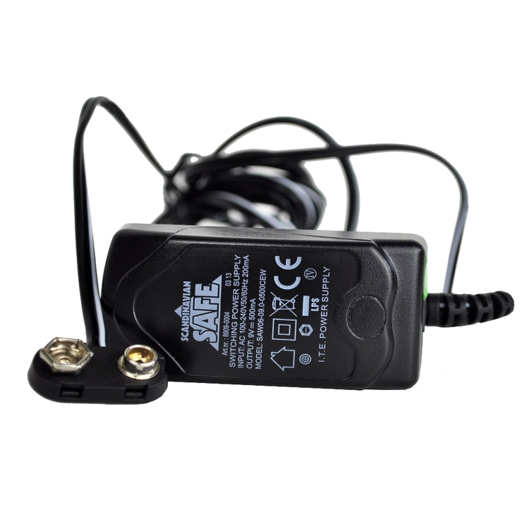 Scandinavian Safe - Batteriadapter 9V
