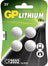 GP - E-CR2032 - 3.0V, mAh - 4 pack