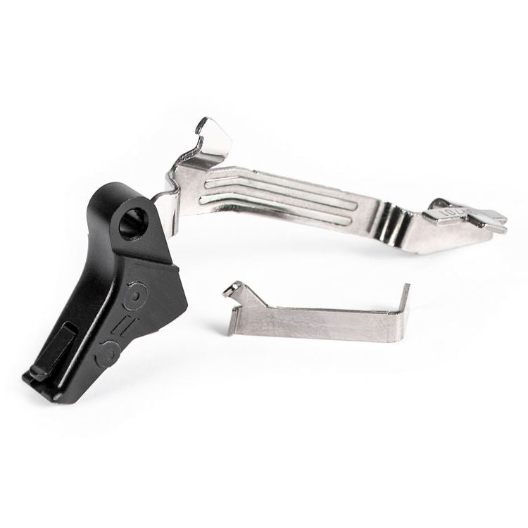 Zevtec - Fulcrum bar adjustable flat trigger for glock gen 5 9mm, .40, 357
