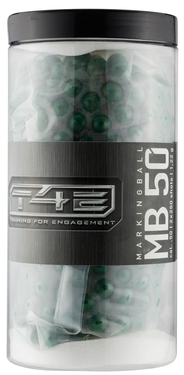 T4E RB 50 Rubberball - Green - 2 x 250
