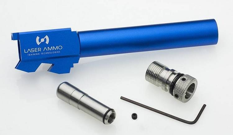 LaserAmmo - Recoil Enabled AirSoft Laser (R.E.A.L) Conversion Kit for ASG CZ shadow 2 (Barrel AND Laser cartridge)