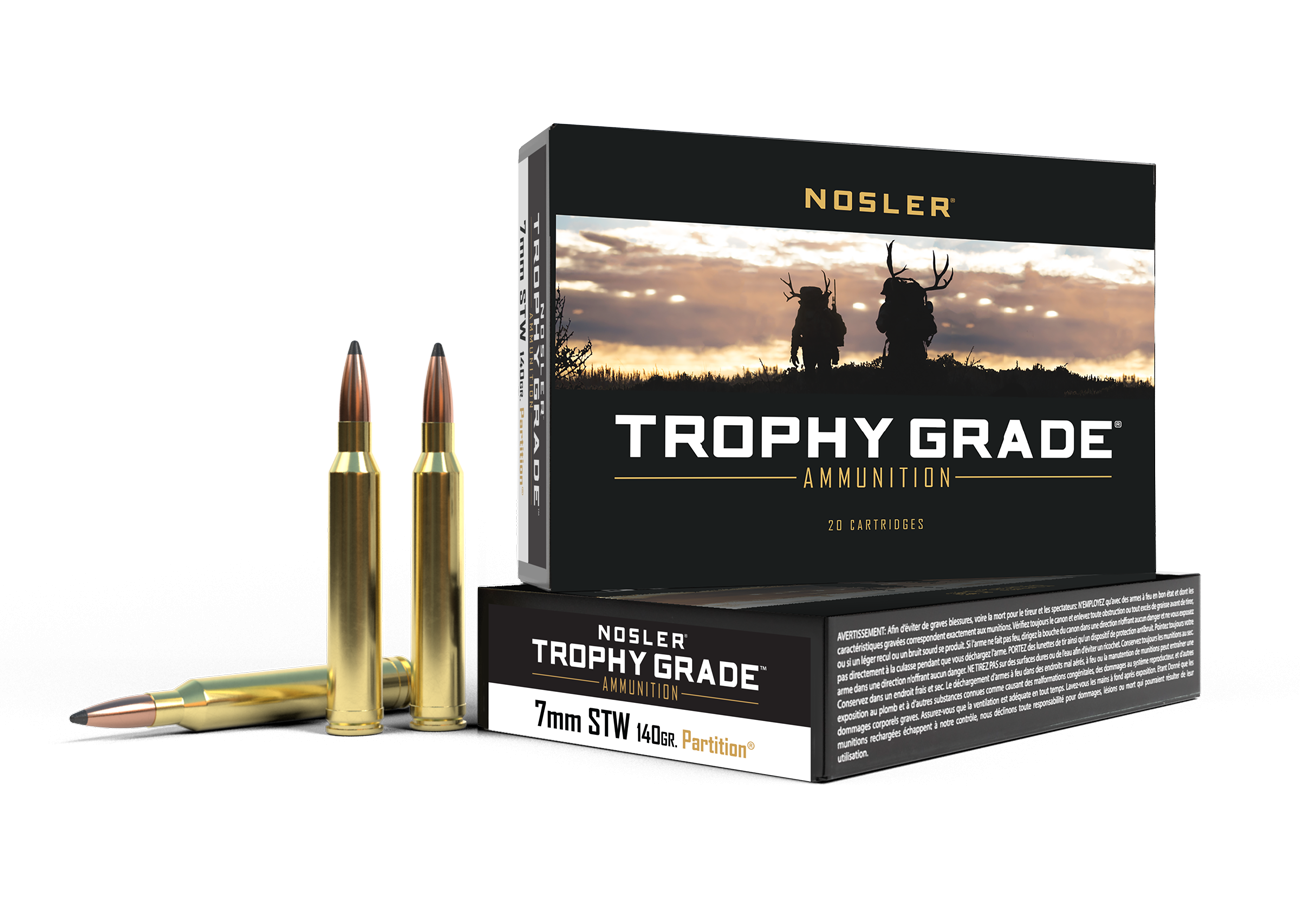 Nosler - Trophy Grade Ammunition - 7mm STW - 140gr - PT - 20/ask