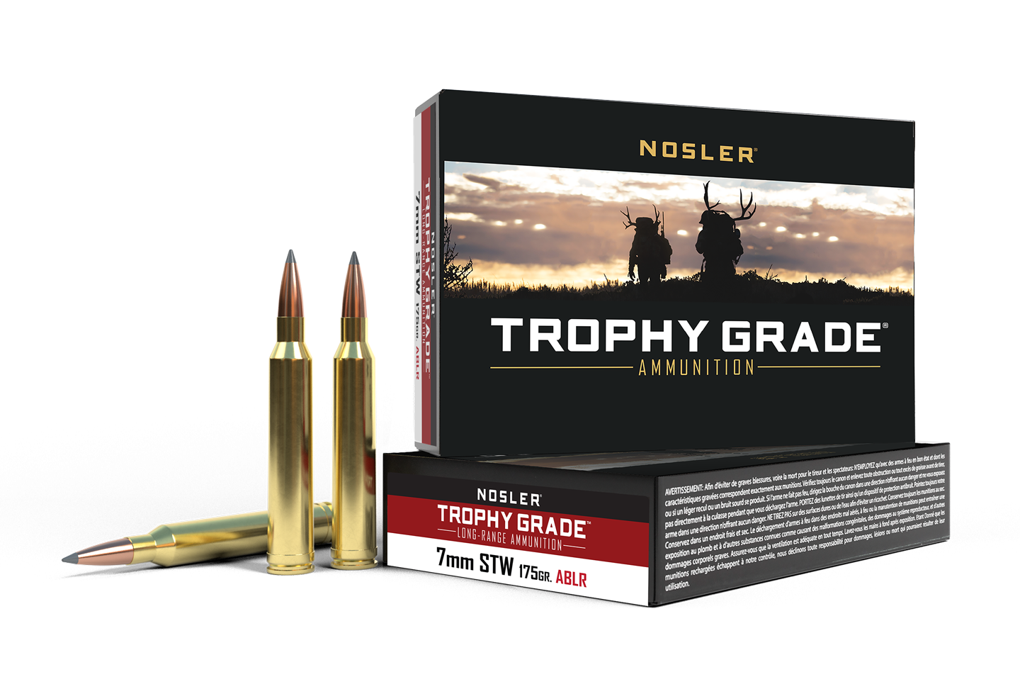 Nosler - Trophy Grade Ammunition - 7mm STW - 175gr - ABLR - 20/ask