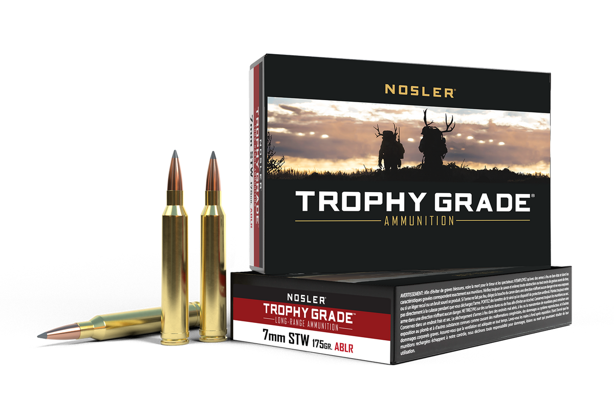 Nosler - Trophy Grade Ammunition - 7mm STW - 175gr - ABLR - 20/ask