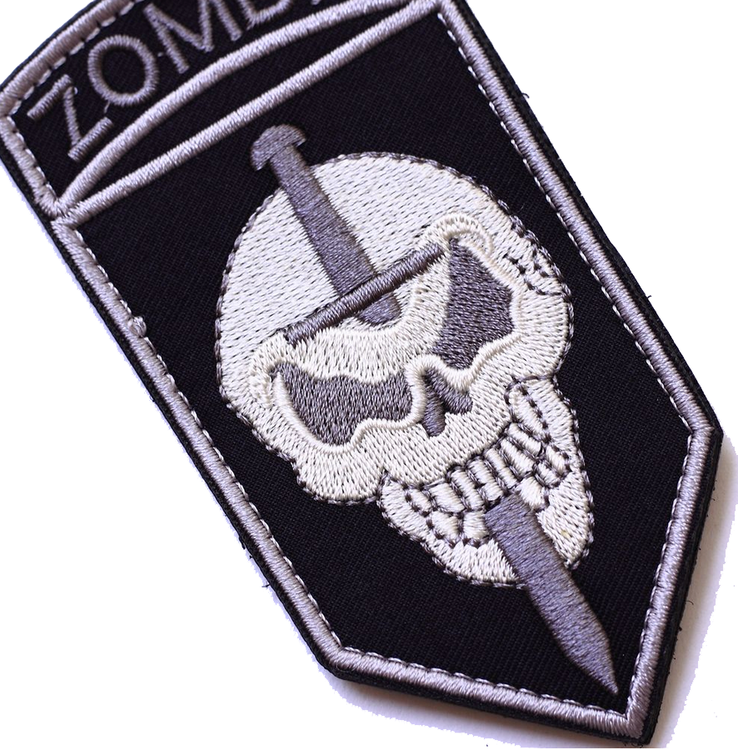 Military Army Badge "zombie" - Tactical Patch