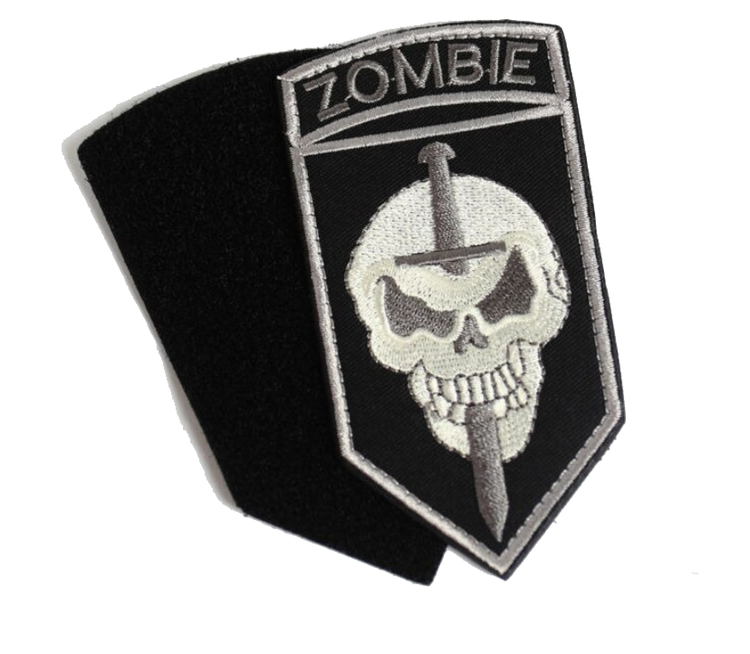 Military Army Badge "zombie" - Tactical Patch