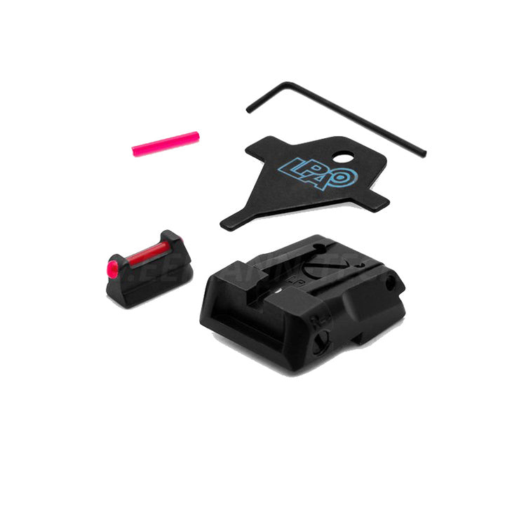 LPA - CZ SP01 Shadow / Shadow 2 - SPS06CZ6F Sport sight set with fiber optic front