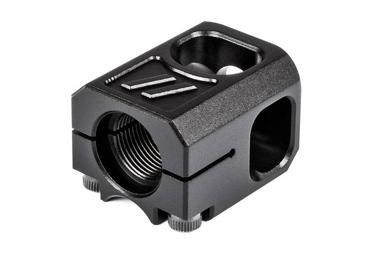 ZEV - Pro Compensator V2, 1/2x28 Threading, 9mm, Black