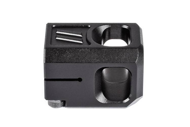 ZEV - Pro Compensator V2, 1/2x28 Threading, 9mm, Black