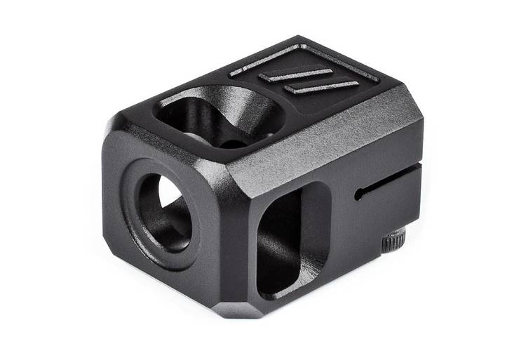 ZEV - Pro Compensator V2, 1/2x28 Threading, 9mm, Black