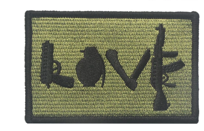 Weapons Love - Grön - Patch