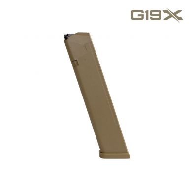 Glock - Magasin till Glock 19X - 9mm - 24rds - Coyote
