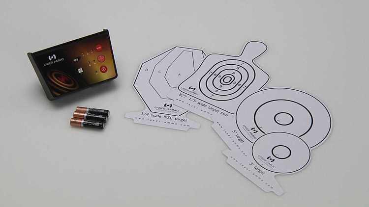 LaserAmmo - Interactive Multi Training Targets packs of 1, 3 or 5