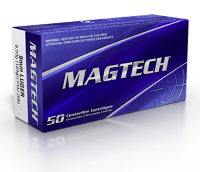 Magtech - 9 mm Luger - 124 gr - FMJ - 50 st/ask