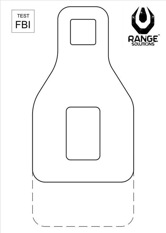 Range Solutions - “FBI Test” Shooting Targets