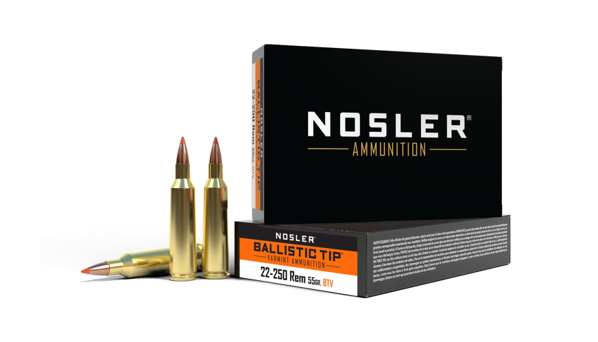 Nosler - Ballistic Tip Varmint - 22-250 Rem - 55gr - BT SP - 20/ask