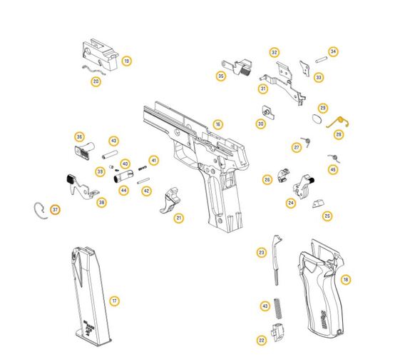 Sig Sauer - P226 X-FIVE Trigger bar spring
