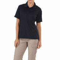 5.11 Women's Performance Short Sleeve Polo i Dark Navy