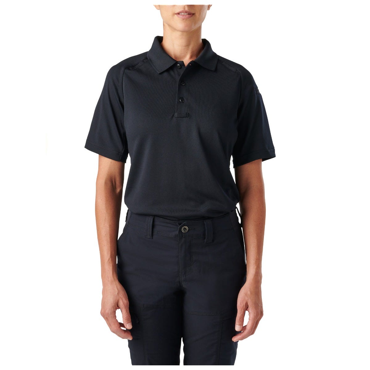 5.11 Women's Performance Short Sleeve Polo i Dark Navy