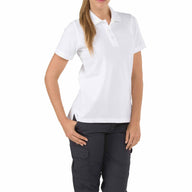 5.11 Women’s Professional Short Sleeve Polo i White
