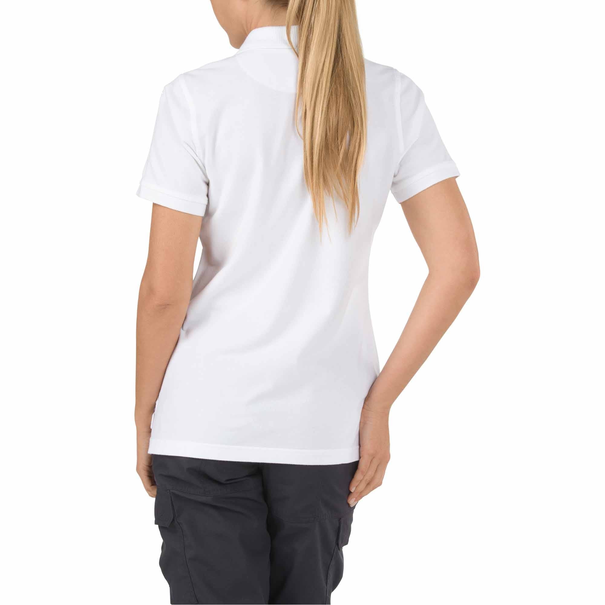 5.11 Women’s Professional Short Sleeve Polo i White