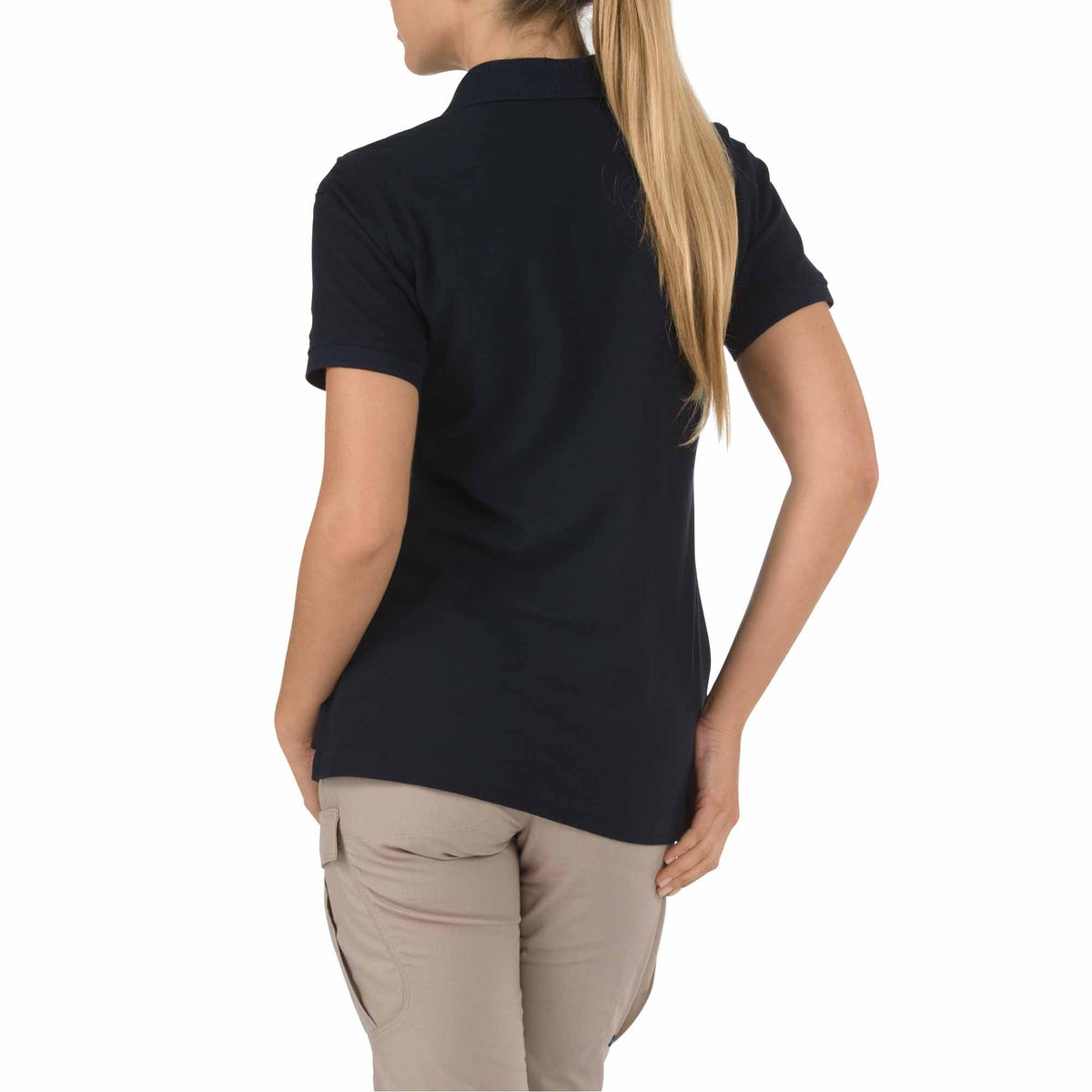 5.11 Women’s Utility Short Sleeve Polo Dark Navy, kortärmad pikétröja för dam