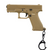 Glock 45 Model Keychain 1:4