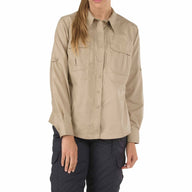 5.11 Women's Taclite Pro långärmad skjorta i TDU Khaki