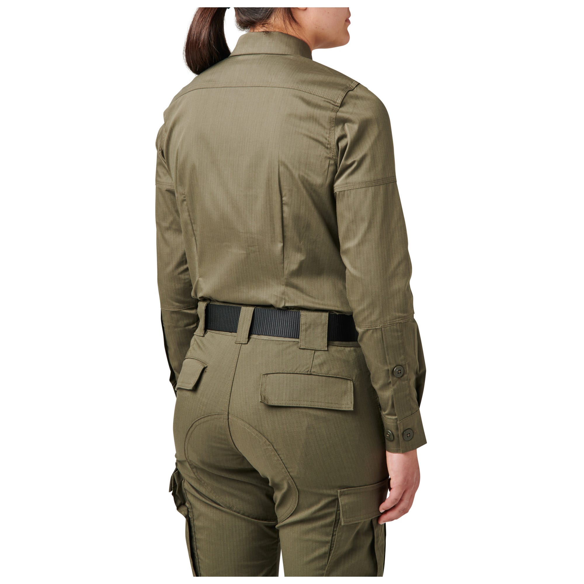 5.11 Tactical Women's Flex-Tac TDU långärmad skjorta i Ranger Green