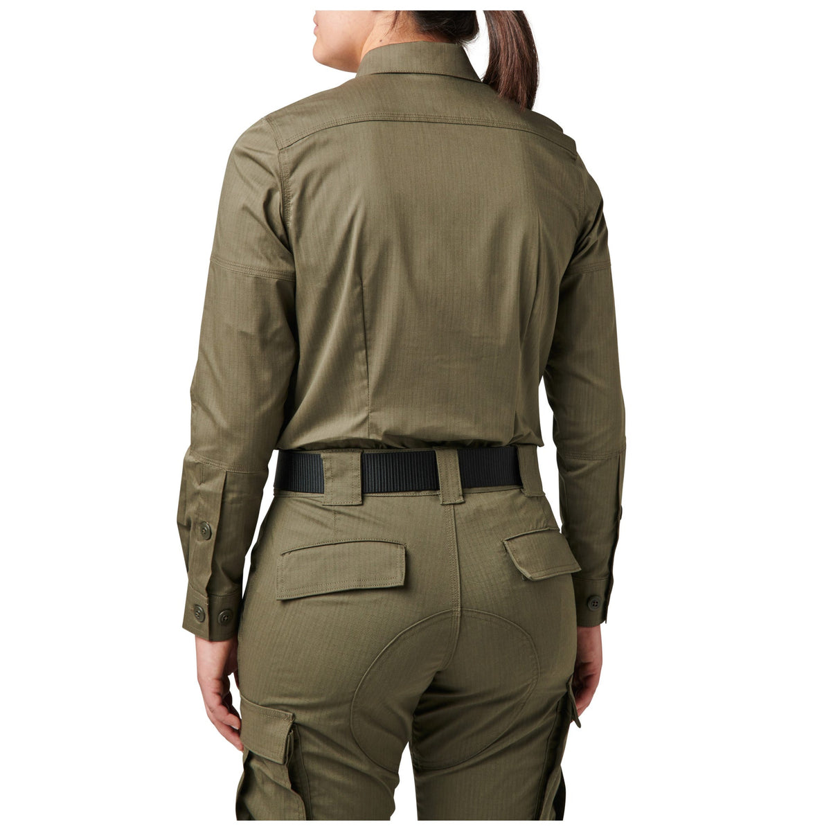 5.11 Tactical Women's Flex-Tac TDU långärmad skjorta i Ranger Green