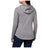 5.11 Donna Hoodie för dam i Overcast Grey med korsad öppning och känguruficka