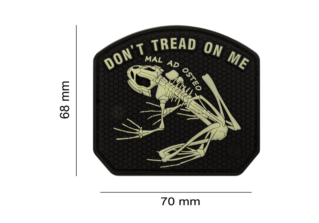 JTG - Don't Tread on me Frog Rubber Patch