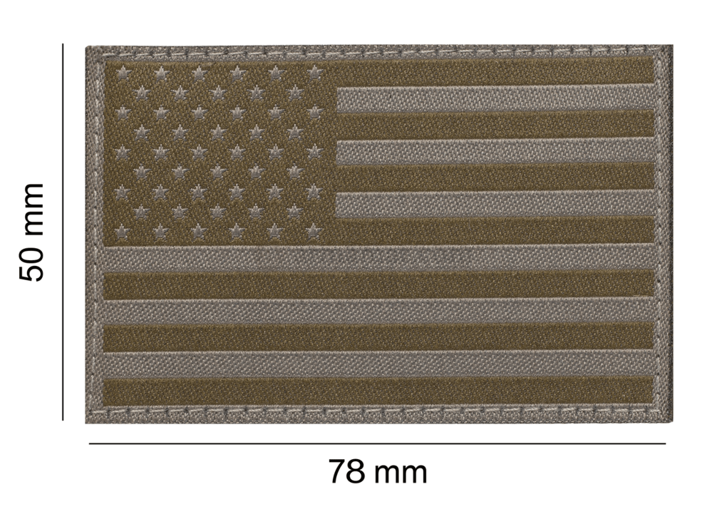 Clawgear - USA Flag Patch - RAL7013