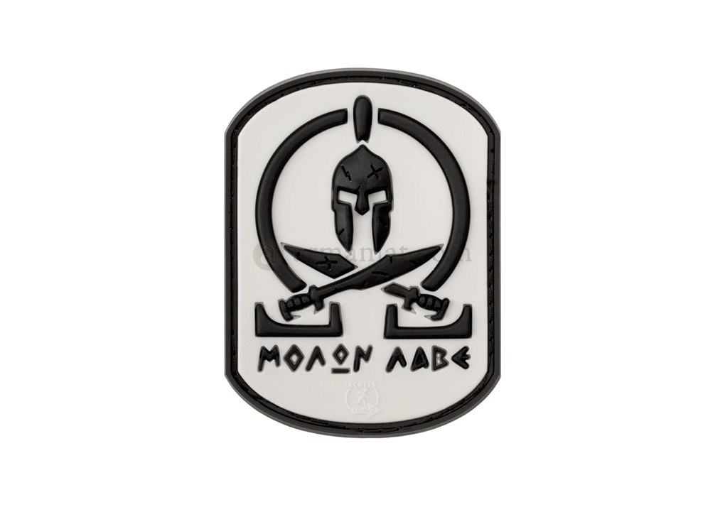 JTG - Molon Labe Rubber Patch - White