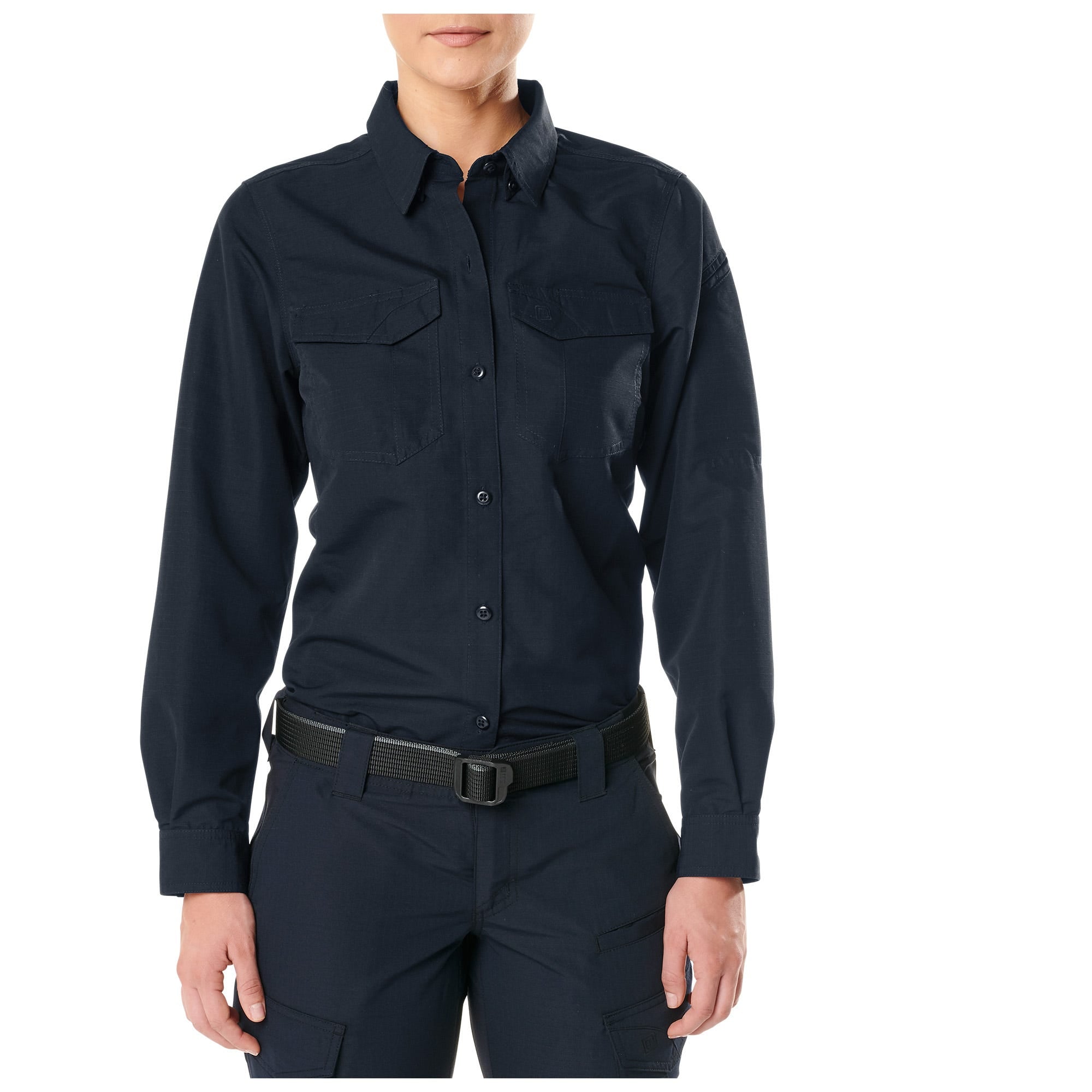 5.11 Women's Fast-Tac Long Sleeve Shirt i Dark Navy