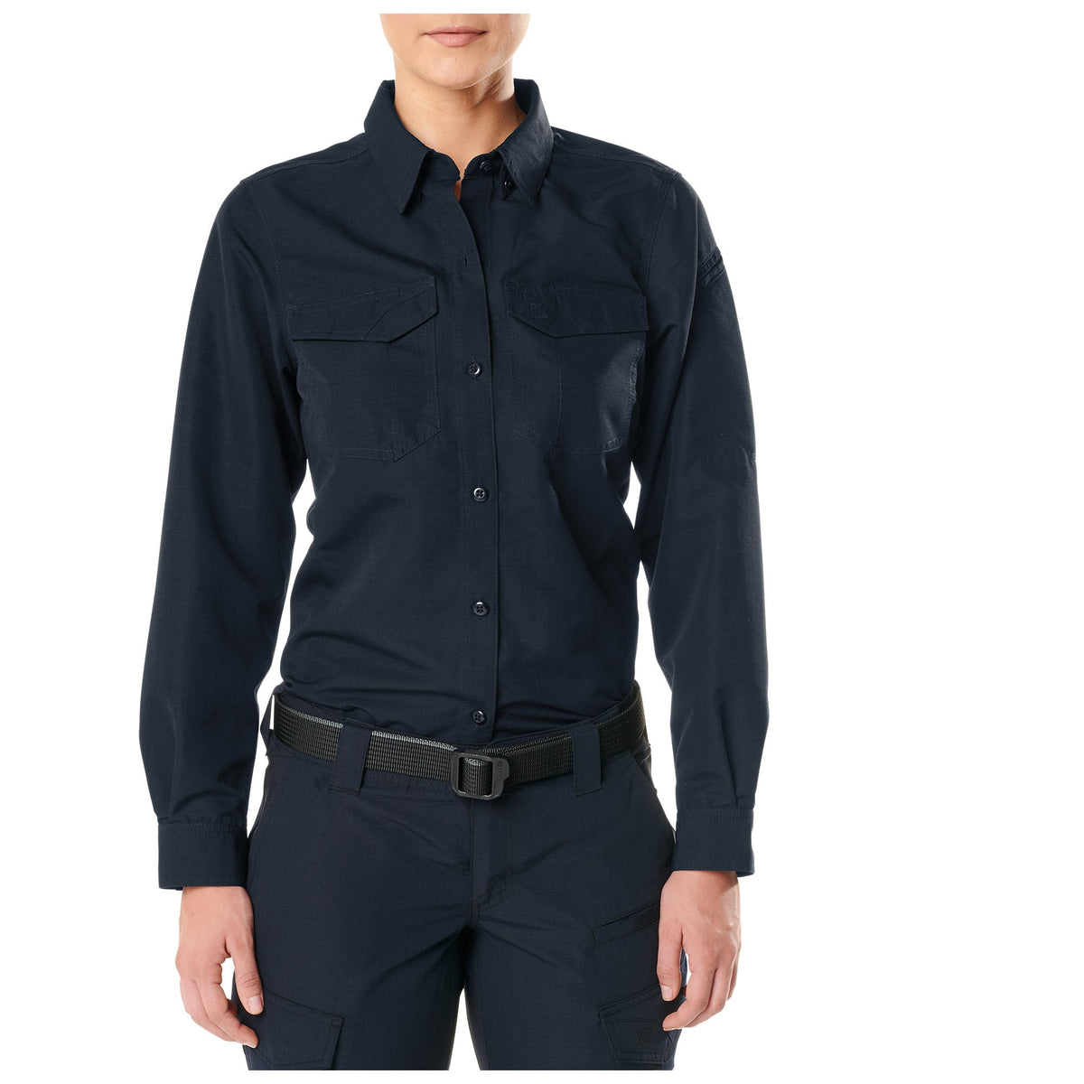 5.11 Women's Fast-Tac Long Sleeve Shirt i Dark Navy