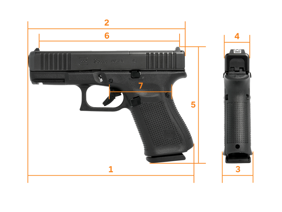 Glock - Glock 23 Gen5 MOS FS, .40 - Compact