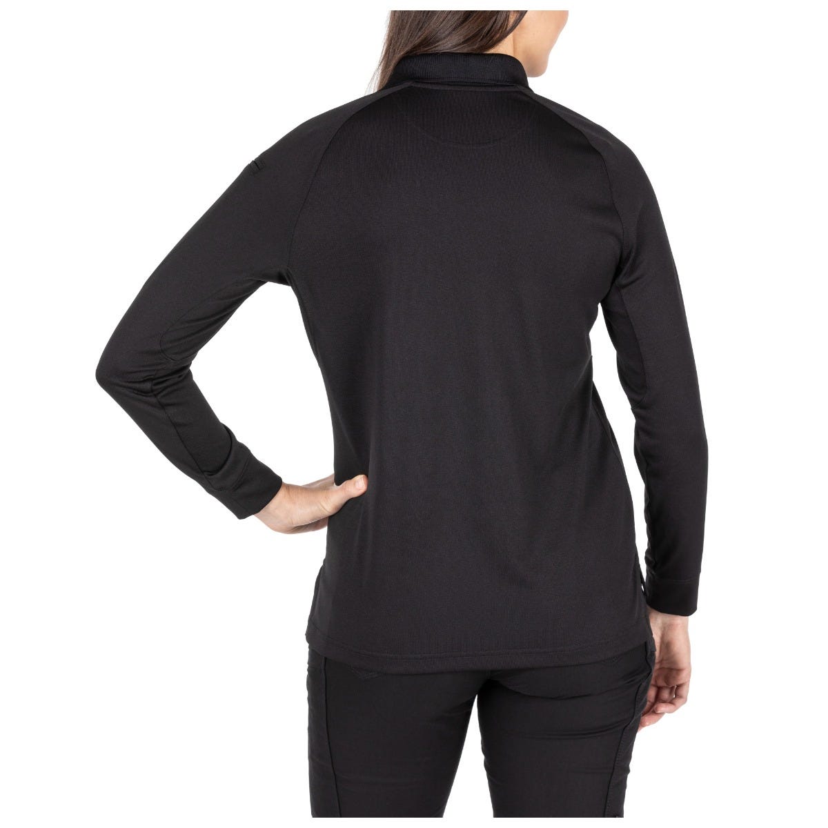 5.11 Women's Performance Long Sleeve Polo i Black