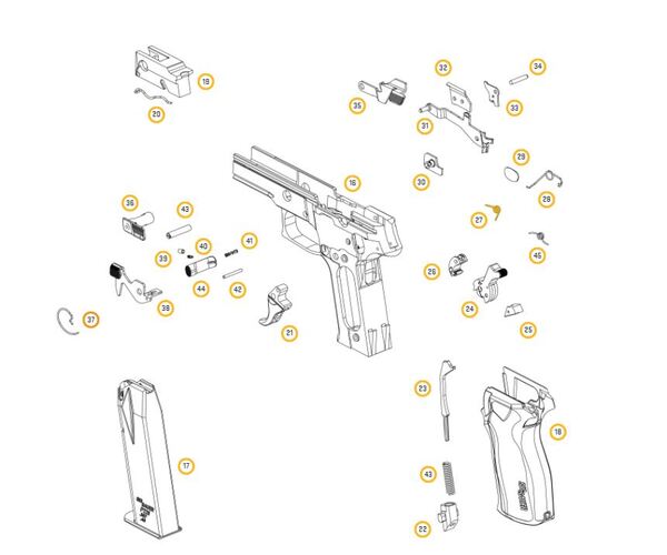 Sig Sauer - P220-P239 Spare Part Sear Spring