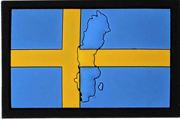 3D Patch - Sweden Relief - PVC