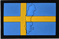3D Patch - Sweden Relief - PVC