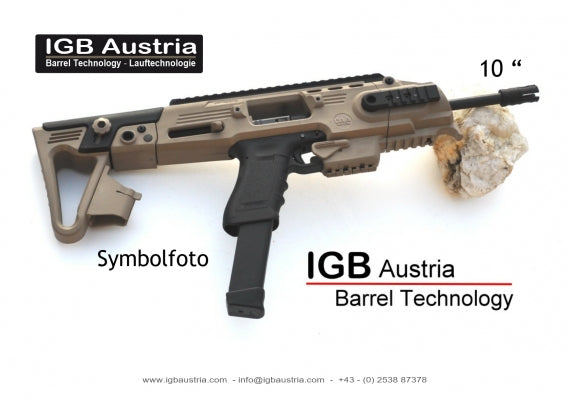 IGB - 10" IGB Tactical Barrel for 9mm Glock 17,17L, 34