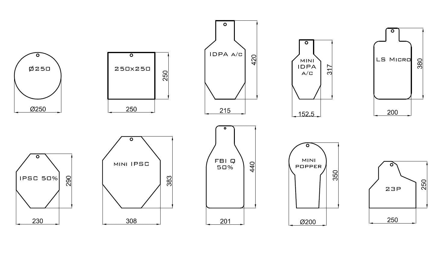 MTS - Drill Target Indoor