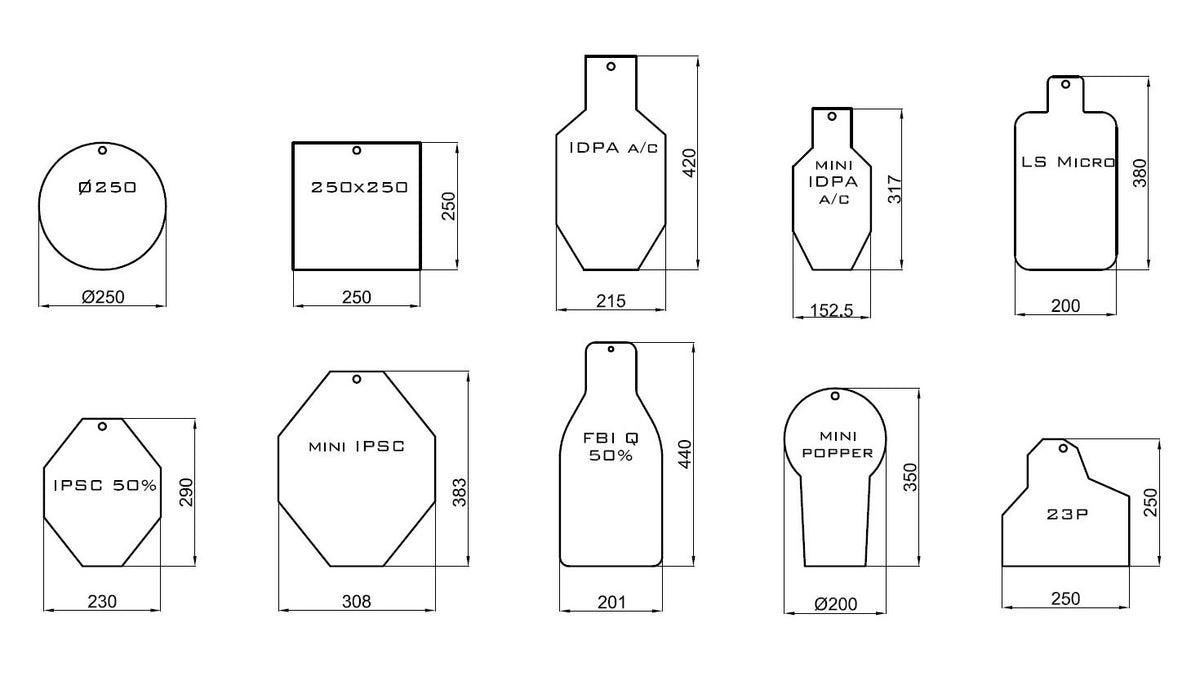 MTS - Drill Target Indoor