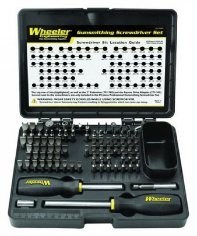 Wheeler - 89-piece Deluxe Gunsmithing Screwdriver Kit