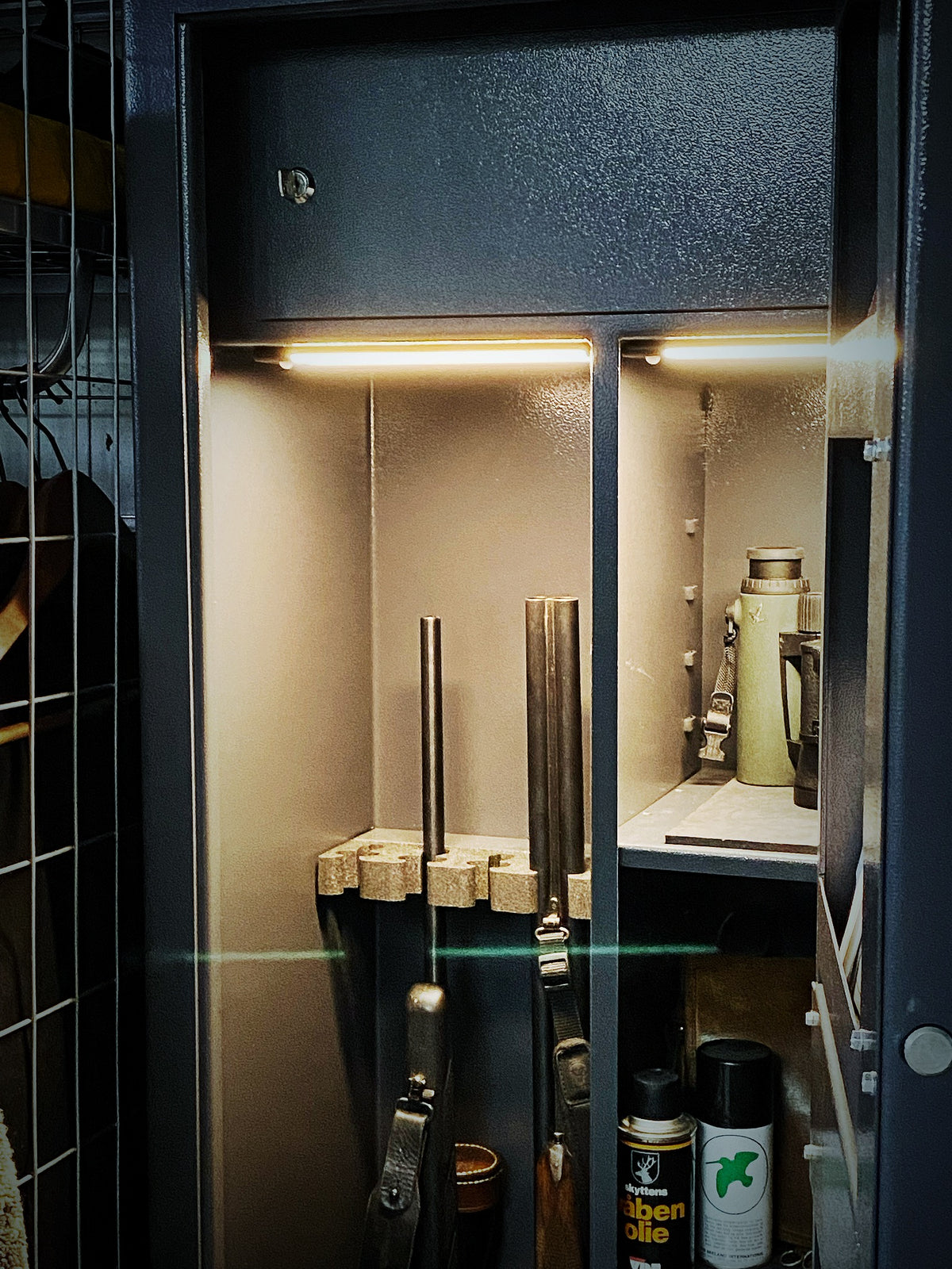 Lue, weapon cabinet LED light